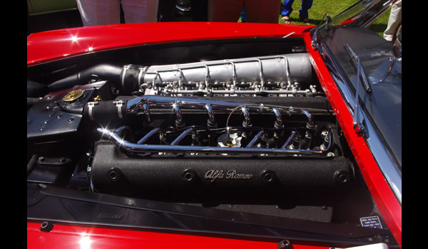 Alfa Romeo 6C 3000CM Superflow IV Pinin Farina 1960 engine